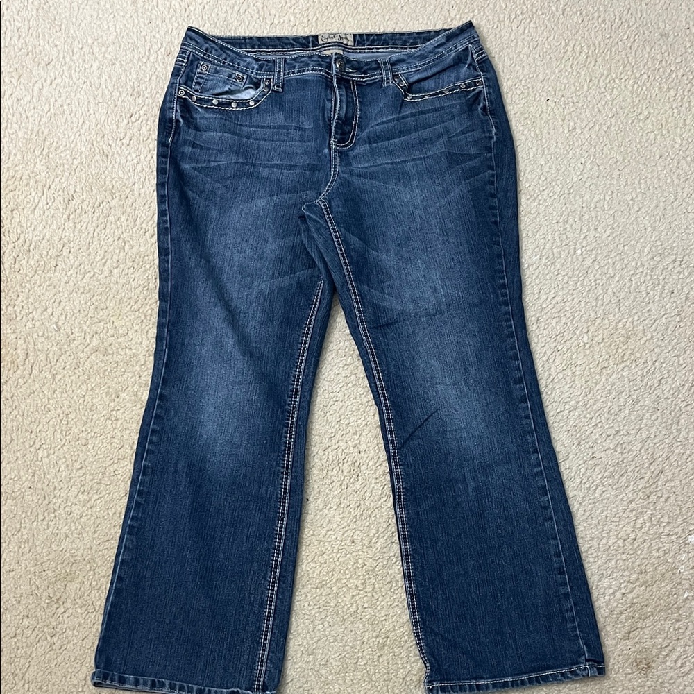 Earl Jeans Dark Blue Boot Cut Denim